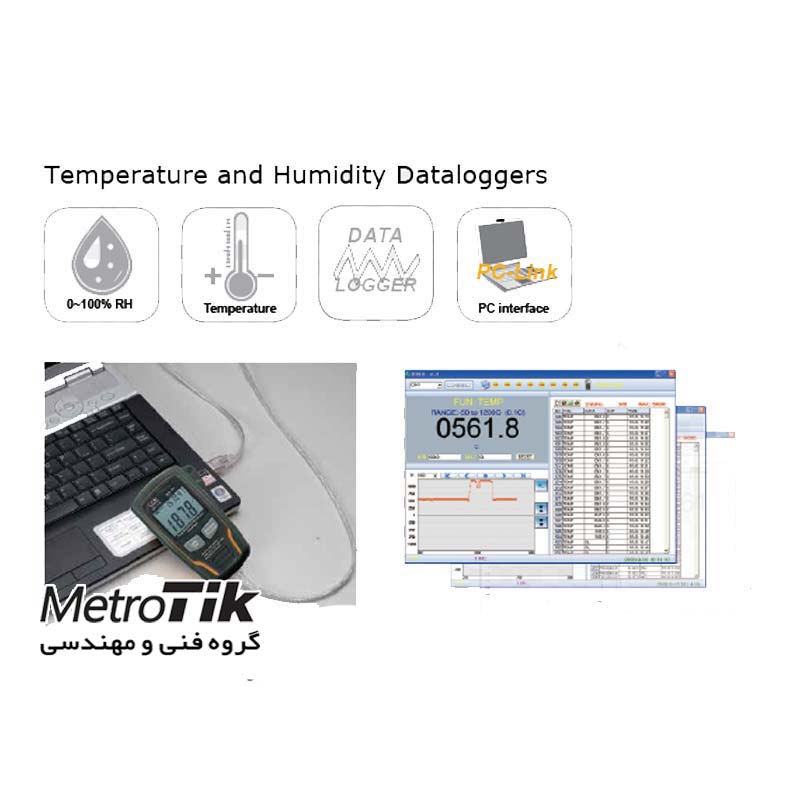ترموگراف دما و رطوبت محیطی Temperature & Humidity Datalogger CEM DT-172TK سی ای ام CEM DT-172TK
