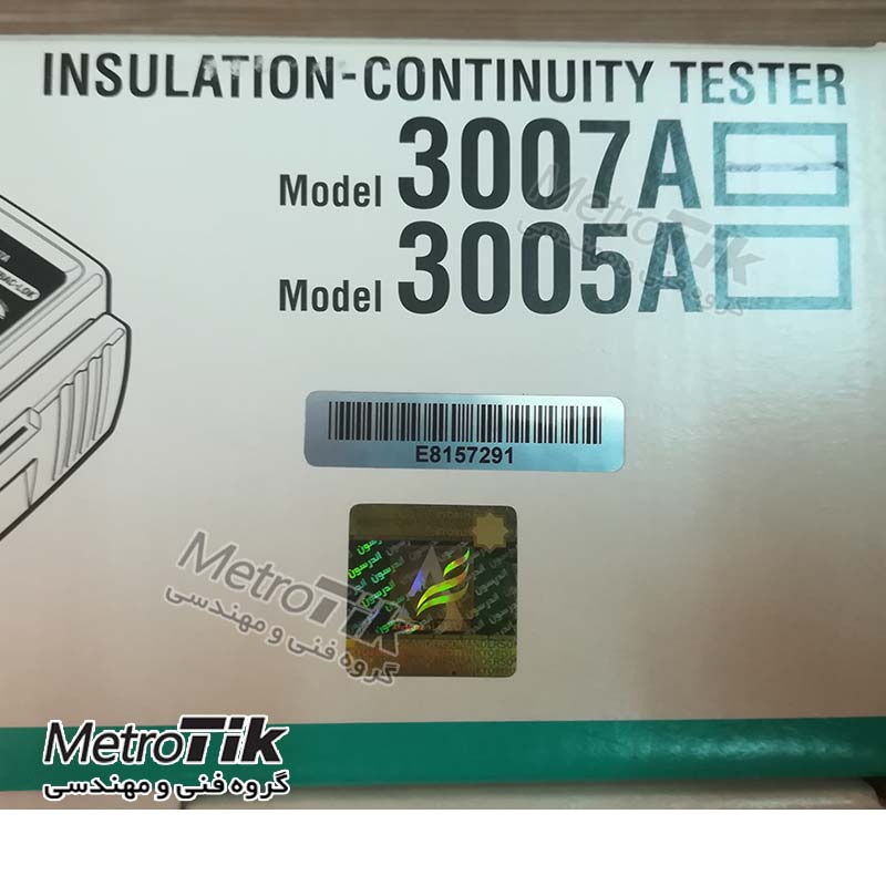 میگر یک کیلو 2 گیگا اهم Insulation Continuity Testers KYORITSU KEW 3007A کیوریتسو KYORITSU KEW 3007A