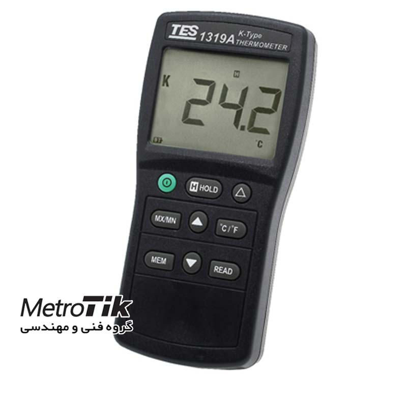 ترمومتر تیپ K Type K Thermo Meter TES 1319A تس TES 1319A
