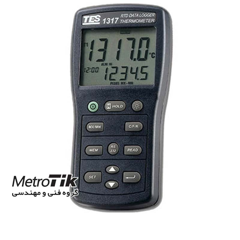 ترمومتر PT-100  PT-100 Thermometer TES 1317R تس TES 1317R