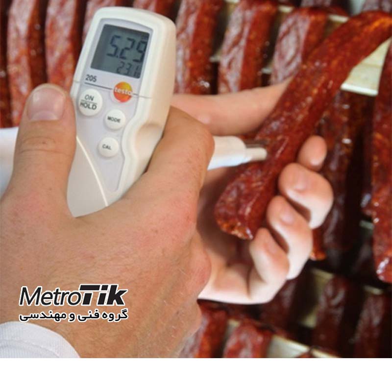 پی اچ متر مخصوص گوشت Meat pH Meter 05632051 TESTO 205 تستو TESTO 205