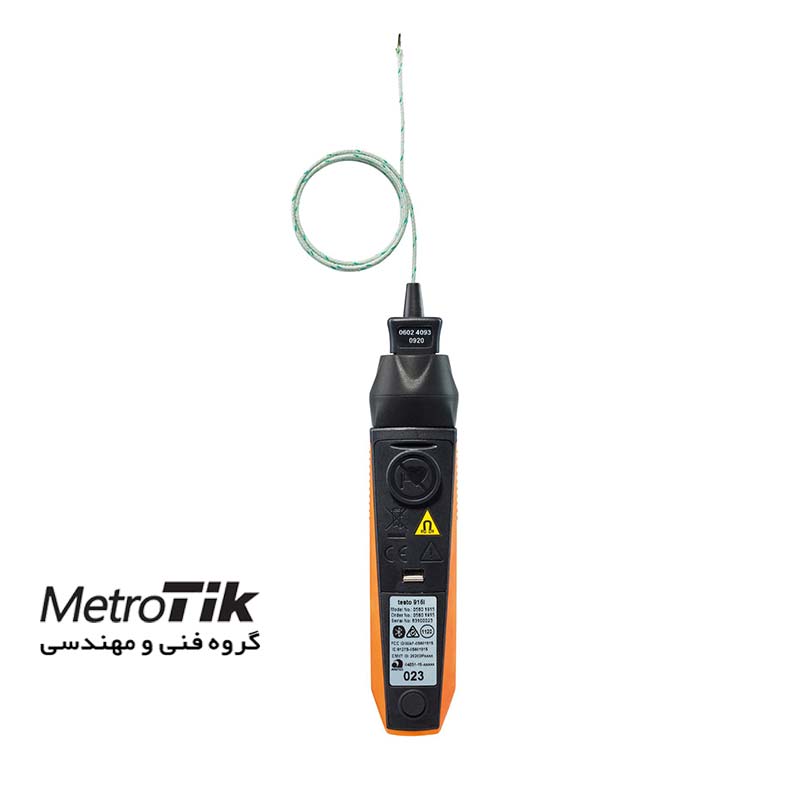 دماسنج ترموکوپلی موبایلی  Type K Thermometer 05634915 TESTO 915i Flexible Probe تستو TESTO 915i Flexible probe