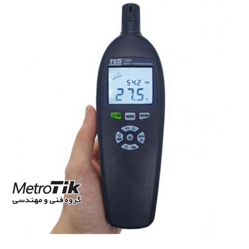 ترمو رطوبت سنج محیطی Humidity & Temp Meter TES 1260 تس TES 1260