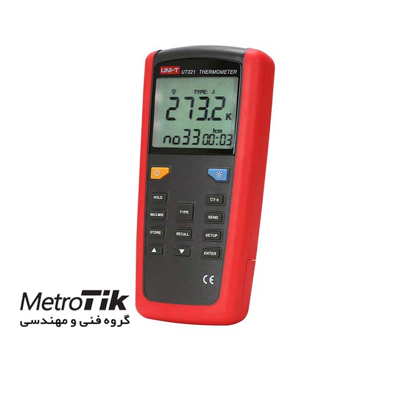 ترمومتر ترموکوپلی K J T E Contact Type Thermometer UNIT UT321 یونیتی UNIT UT321