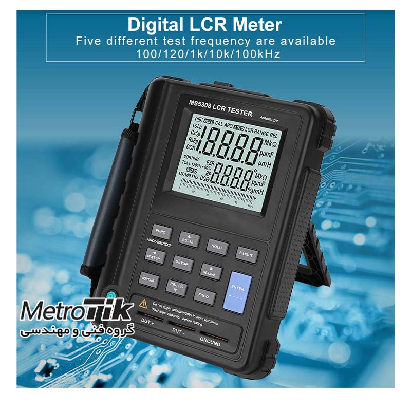 LCR متر اتصال به کامپیوتر USB Digital LCR Meter MASTECH MS5308  مستک MASTECH MS5308 