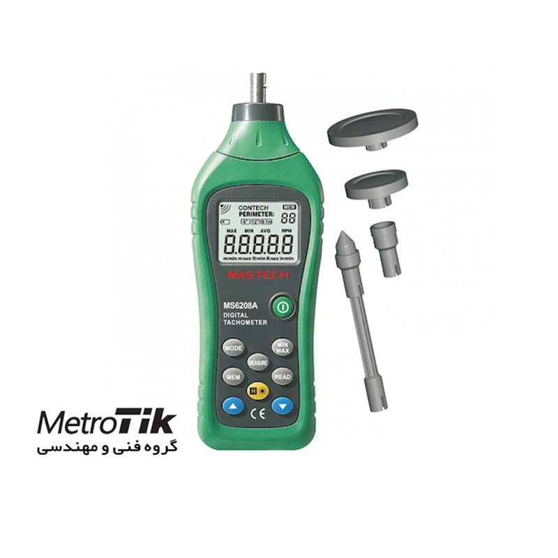 دورسنج تماسی مکانیکی Digital Tachometer Contact مستک MASTECH MS6208A