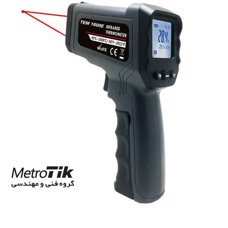 دماسنج لیزری 1600 درجه Infrared Thermometer TEM 1600E تم TEM 1600E