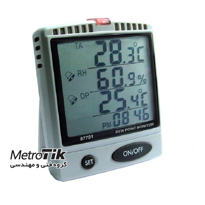 هیگرومتر دیجیتال با نقطه شبنم  Humidity Monitor  AZ 87791 ای زد  AZ 87791
