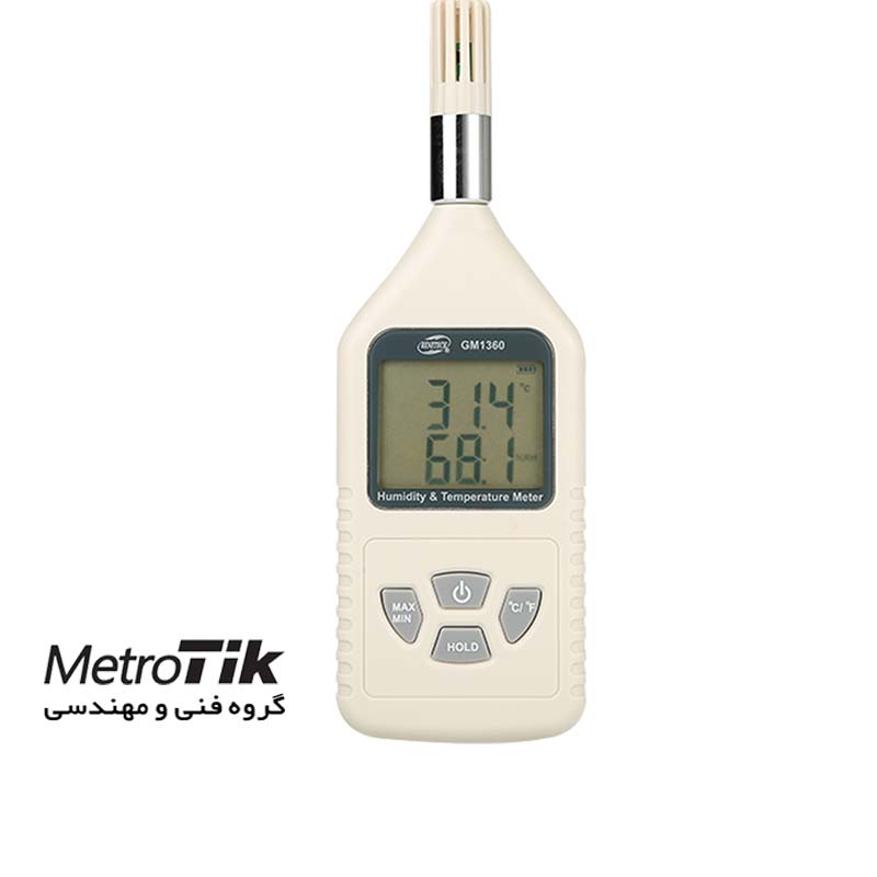 دما و رطوبت سنج محیطی Humidity Temperature Meter BENETECH GM1360 بنتک BENETECH GM1360