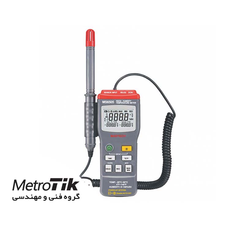 دیتالاگر دما و رطوبت Thermo Hygrometer  مستک MASTECH MS 6505