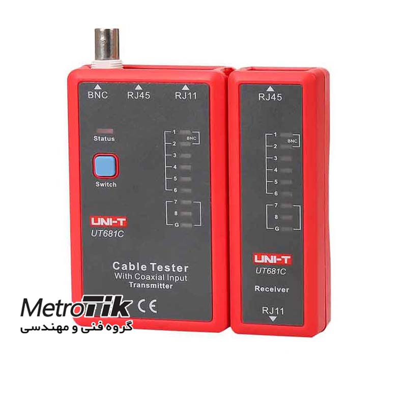 تستر شبکه BNC RJ11 و RJ45 Cable Tester یونیتی UNIT UT681C