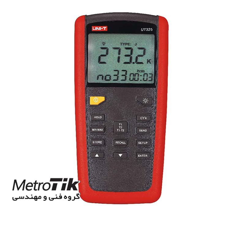 دماسنج ترموکوپلی دو کانال Contact Type Thermometers یونیتی UNIT UT 325