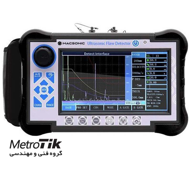 عیب یاب اولتراسونیک دیجیتال Digital Ultrasonic Flaw Detector سونیک MACSONIC UTM-1250
