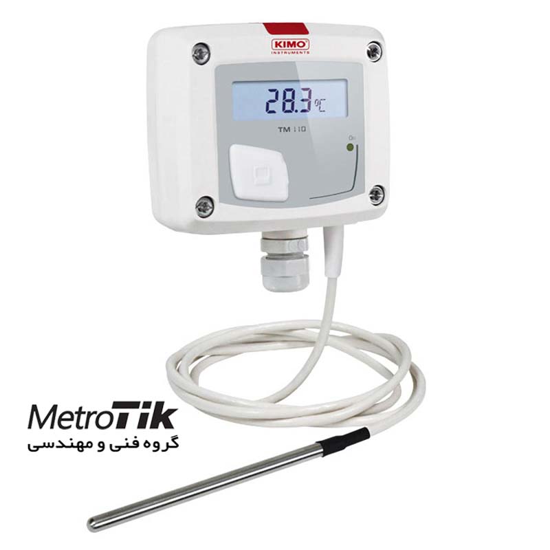 ترانسمیتر دما محیط - کانال - پراب دار  Temperature Transmitter کیمو KIMO TM110