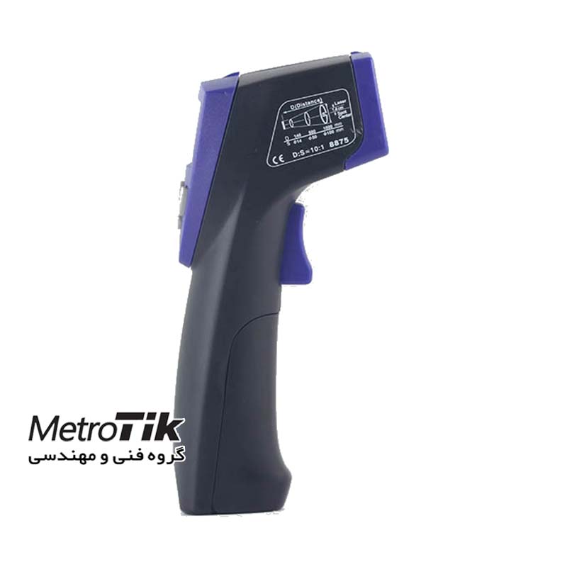 ترمومتر تفنگی با حساسیت قابل تنظیم Emissivity adjustable IR Thermometer ای زد AZ 8875 
