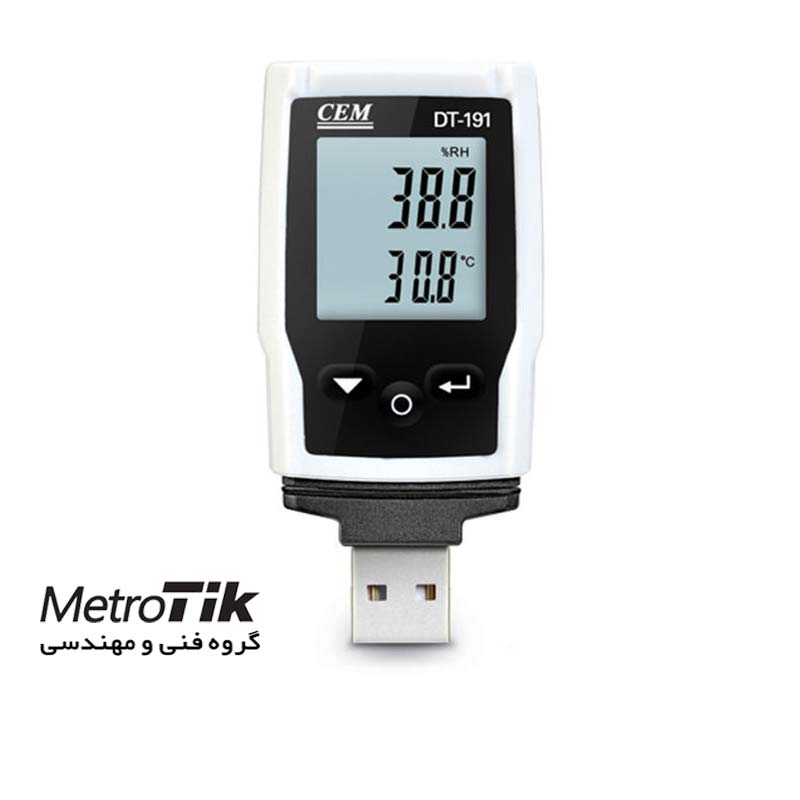 دیتالاگر دما USB سرخود Plug-PDF Temperature Datalogger سی ای ام CEM DT-191