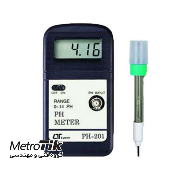 pH متر پرتابل یک صدم Pocket PH Meter لوترون LUTRON PH-201