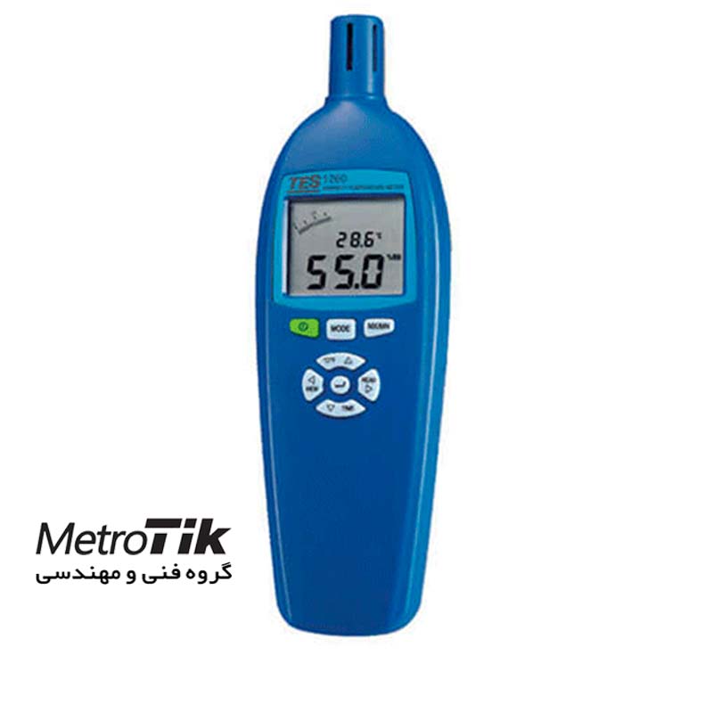 ترمو رطوبت سنج محیطی Humidity & Temp Meter تس TES 1260