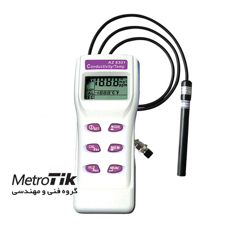 EC متر یا کنداکتیوی متر پرتابل  Portable EC Meter ای زد AZ 8301 