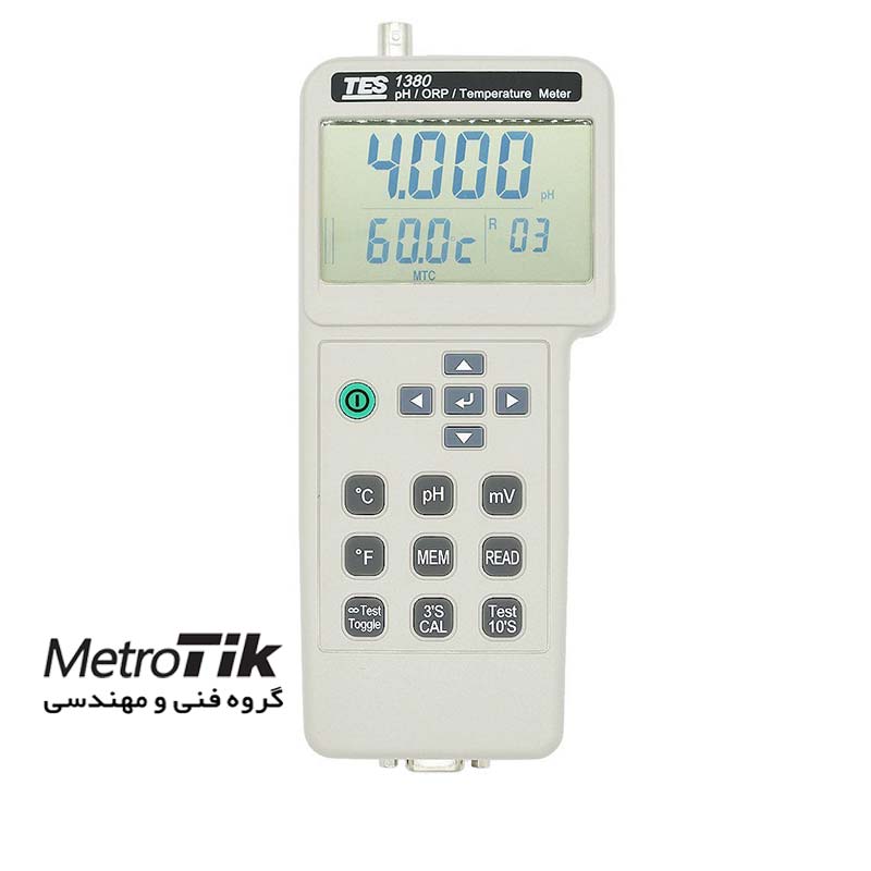 دیتالاگر pH متر پرتابل Portable PH Meter & Data Logger تس TES 1380K
