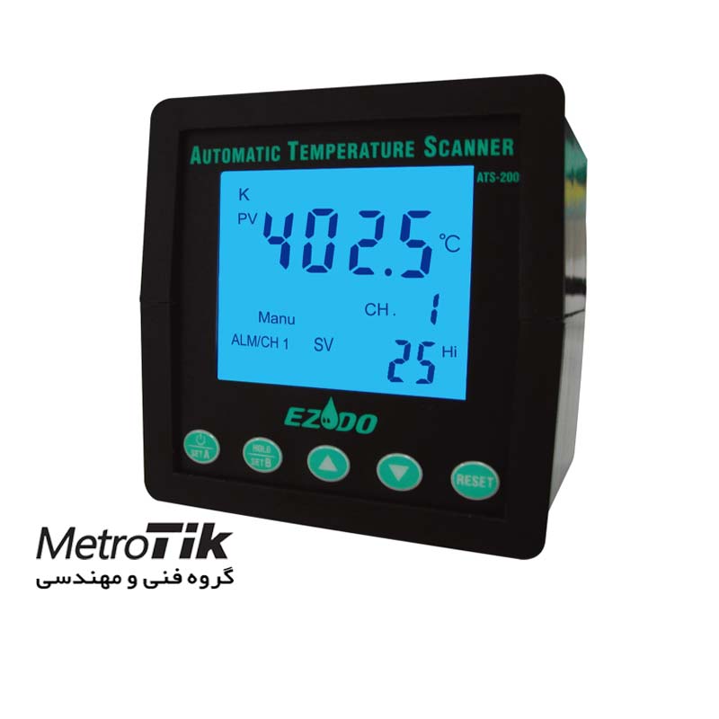 نمایشگر 10 کاناله دما Temperature Indicator ازدو EZDO ATS-2000