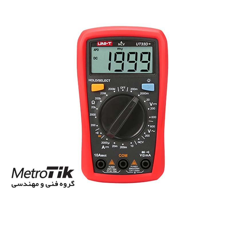 مولتی متر و ردیاب برق Palm Size Multimeter یونیتی UNIT UT33D Plus