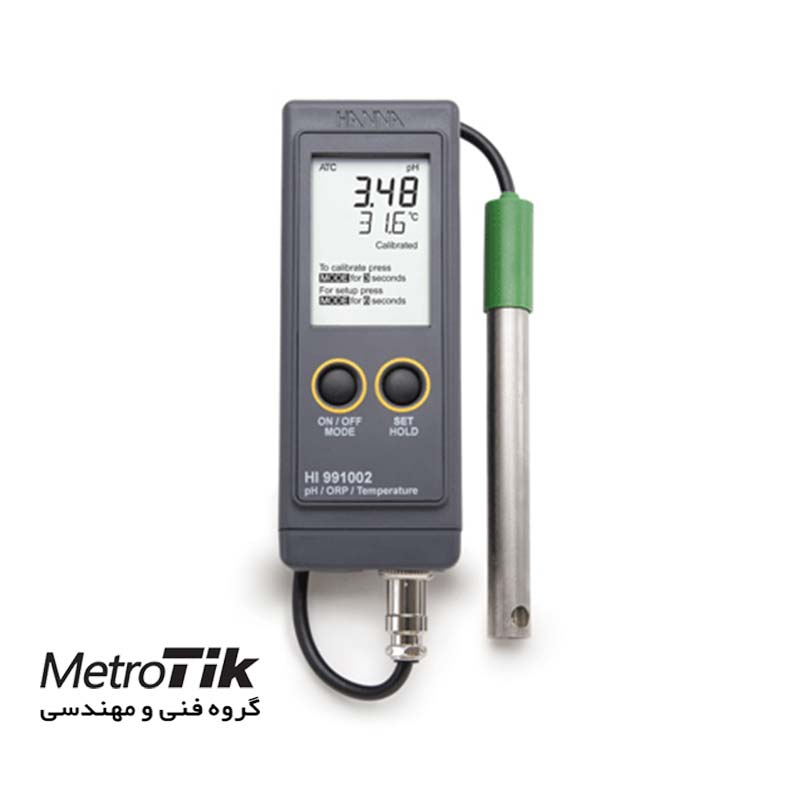 ORP ، pH و دماسنج ضد آب  pH/ORP/Temperature Meter  هانا HANNA HI991002